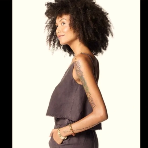 Young fabulous and broke chocolate REHAN swing tank top - Picture 2 of 6